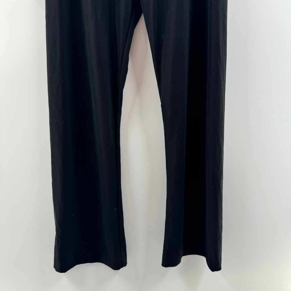 Funky Diva American Vintage Y2K Black Straight Leg Fleece-Lined Leggings - Picture 4 of 7